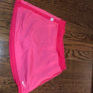 Hot pink nike dry fit skirt